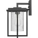 Adair 1 Light 14.13 inch Powder Coated Black Outdoor Wall Sconce